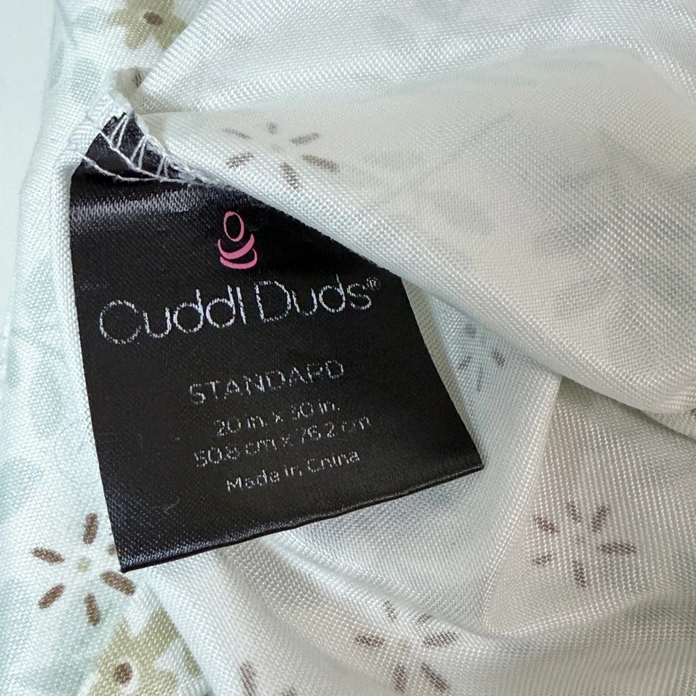 Cuddl Duds Sheet Set Queen Floral Botanical Print Soft Microfiber Bedding